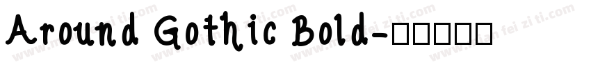 Around Gothic Bold字体转换